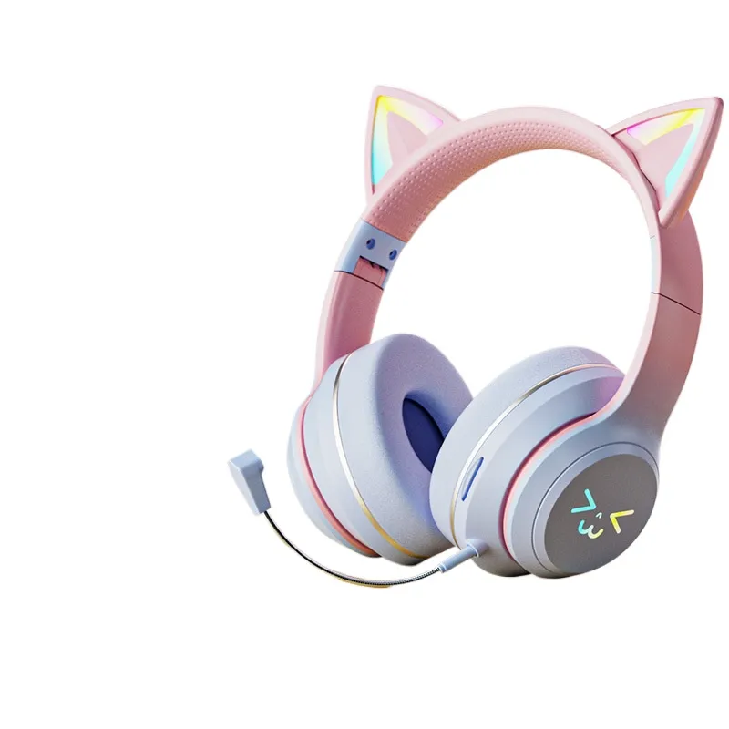 Cat Ear Bluetooth Headset Led - 고양이 귀 무선 블루투스 헤드폰 LED
