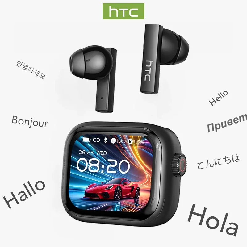 Tws Earbuds Bluetooth 5.3 - [울트라 HD 스크린] HTC NE40 이어폰