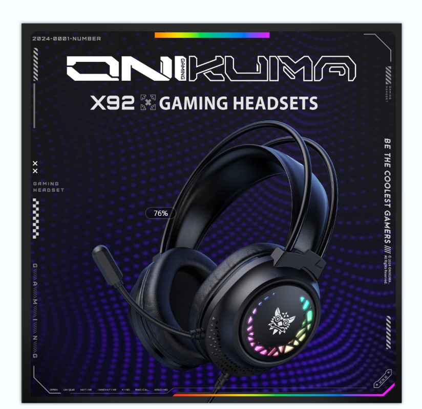 Gaming Headset With Mic Rgb - ONIKUMA X92 유선 게이밍 헤드셋 RGB