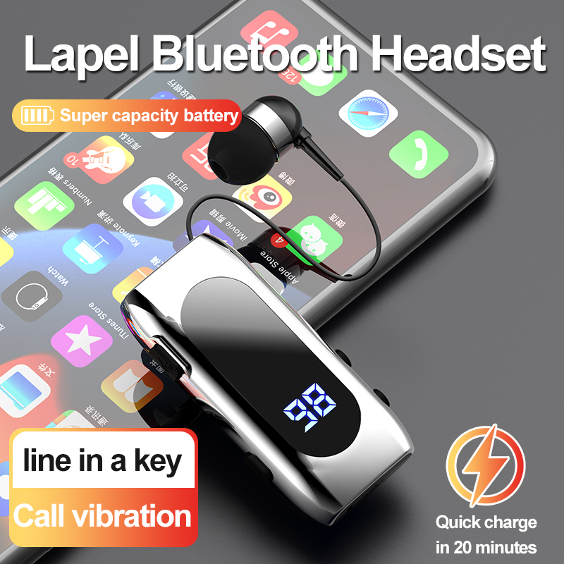 Type C Wired Earphones With Mic - K55 라펠 블루투스 헤드셋 20시간 이상