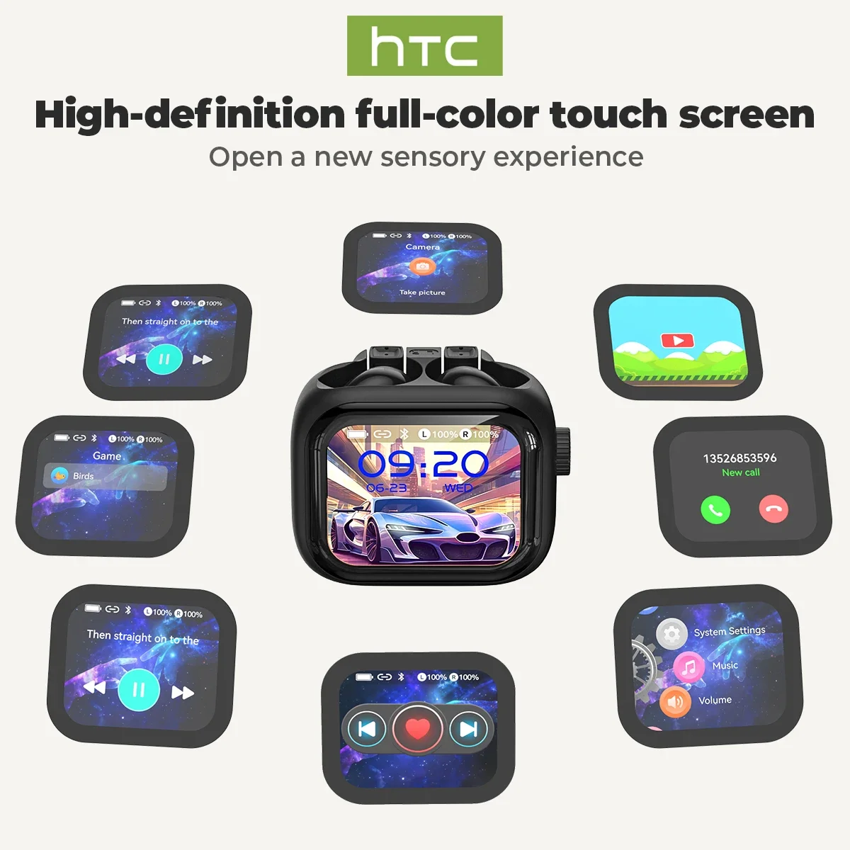 [울트라 HD 스크린] HTC NE40 이어폰 블루투스 - Tws Earbuds Bluetooth 5.3 리뷰 및 가격