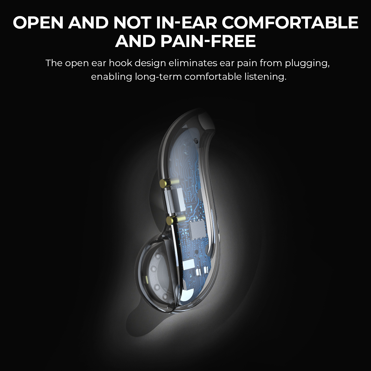 오픈 이어 블루투스 헤드폰 HTC 30시간 재생 무선  - Headphones 리뷰 및 가격