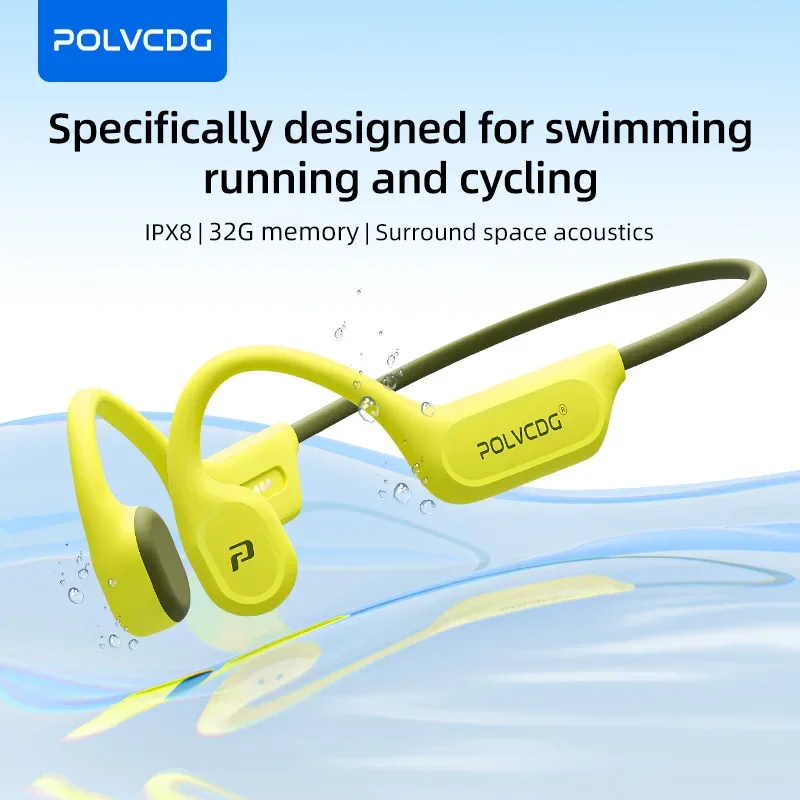 POLVCDG X9 골전도 수영 이어폰 32G IPX8 - Type C Wired Earphones With Mic 리뷰 및 가격